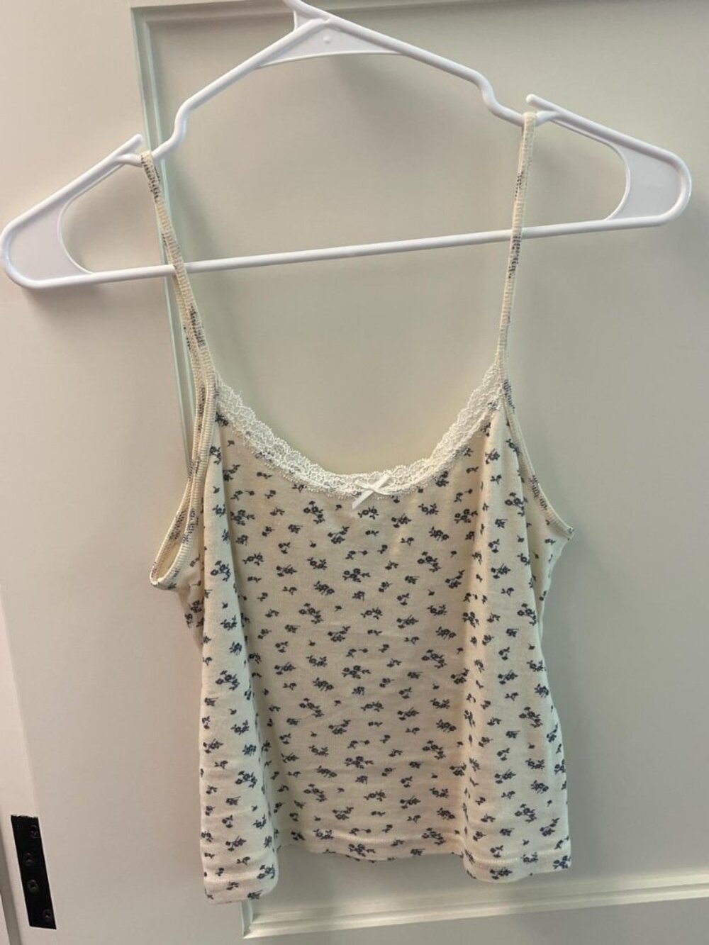 Cream and White Vest